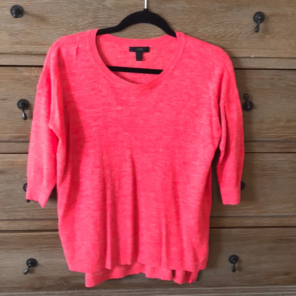 J. Crew Hot Pink Sweater
